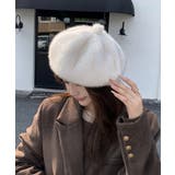 ポンポン付き帽子レディースパンプキン帽 大人可愛い ボリュームファーぼうし | SUNSHINE CLOSET | 詳細画像11