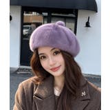ポンポン付き帽子レディースパンプキン帽 大人可愛い ボリュームファーぼうし | SUNSHINE CLOSET | 詳細画像15