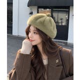 ポンポン付き帽子レディースパンプキン帽 大人可愛い ボリュームファーぼうし | SUNSHINE CLOSET | 詳細画像23