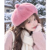 ポンポン付き帽子レディースパンプキン帽 大人可愛い ボリュームファーぼうし | SUNSHINE CLOSET | 詳細画像24