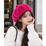 ポンポン付き帽子レディースパンプキン帽 大人可愛い ボリュームファーぼうし | SUNSHINE CLOSET | 詳細画像27