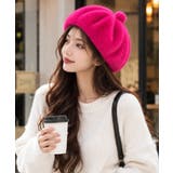 ポンポン付き帽子レディースパンプキン帽 大人可愛い ボリュームファーぼうし | SUNSHINE CLOSET | 詳細画像28