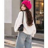 ポンポン付き帽子レディースパンプキン帽 大人可愛い ボリュームファーぼうし | SUNSHINE CLOSET | 詳細画像29