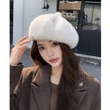 ポンポン付き帽子レディースパンプキン帽 大人可愛い ボリュームファーぼうし | SUNSHINE CLOSET | 詳細画像8