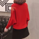 ドルマンニットトップス ボートネック上品 | Miniministore | 詳細画像11 