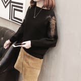 ドルマンニットトップス ボートネック上品 | Miniministore | 詳細画像5 