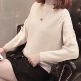 ドルマンニットトップス ボートネック上品 | Miniministore | 詳細画像7 