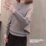 ドルマンニットトップス ボートネック上品 | Miniministore | 詳細画像9 