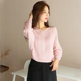 ニットトップス レディース 体型カバー秋 | Miniministore | 詳細画像6 
