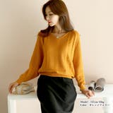 ニットトップス レディース 体型カバー秋 | Miniministore | 詳細画像9 