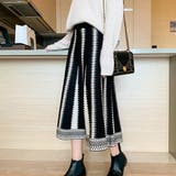 ニットスカートハイウエストスカートフレア | Miniministore | 詳細画像2