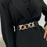 バックルベルト レディース ゴム 合金 | Miniministore | 詳細画像11