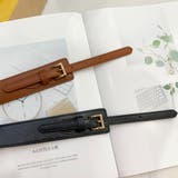 バックルベルト レディース ゴム PU | Miniministore | 詳細画像10 