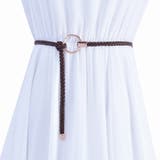 メッシュベルト 編み込み 韓国風 PU | Miniministore | 詳細画像5