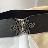 バックルベルト レディース 葉モチーフ | Miniministore | 詳細画像6