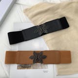 バックルベルト レディース 葉モチーフ | Miniministore | 詳細画像7