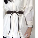 細ベルト リボン結び ウエストマーク | Miniministore | 詳細画像11 