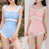 フリルショルダーワンピース水着レディース | Miniministore | 詳細画像2
