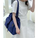ロイヤルブルー | ナイロン巾着バッグ トートバッグ 大容量 | Miniministore