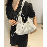 アイボリー | ショルダーバッグギャザーナイロンバッグ | Miniministore
