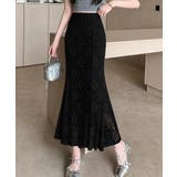 ブラック | ロングスカート ウエストゴム 大人可愛い | SUNSHINE CLOSET