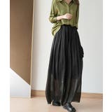 ブラック | シアーワイドパンツ 冷感キュロットパンツ | Miniministore