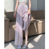 ラベンダー | シアーワイドパンツ 冷感キュロットパンツ | Miniministore