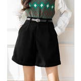 ブラック | コーデュロイショートパンツ ハイウエスト | Miniministore