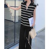 ブラック | サマーニットセットアップ韓国風上下セット | Miniministore