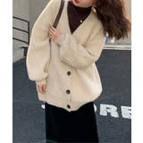 ライトベージュ | ふわふわシャギーニットカーディガン韓国風 | Miniministore