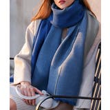 ロイヤルブルー | リバーシブルマフラー 配色 大判ストール | SUNSHINE CLOSET