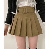 ダークベージュ | プリーツスカートコーデュロイミニスカート | SUNSHINE CLOSET