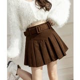 ブラウン | プリーツスカートコーデュロイミニスカート | SUNSHINE CLOSET
