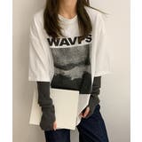 ホワイト | ロングtシャツ ビッグシルエットTシャツ | ANGELCLOSET