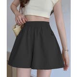 ブラック | ワイドショートパンツ レディース 短パン | SUNSHINE CLOSET