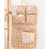 ベージュ系1（くま柄） | トラベルポーチ吊り下げランジェリーポーチ | Miniministore