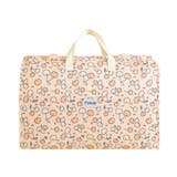 ベージュ系2（さくらんぼ柄） | トラベルポーチ吊り下げランジェリーポーチ | Miniministore