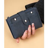 ネイビー | 二つ折り財布レディース ミニ財布おしゃれ | Miniministore