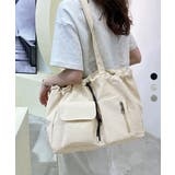 ナイロン巾着バッグ トートバッグ 大容量 | Miniministore | 詳細画像1 