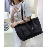 ナイロン巾着バッグ トートバッグ 大容量 | Miniministore | 詳細画像7 