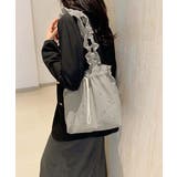 ギャザートートバッグ 巾着型トート大容量 | Miniministore | 詳細画像8 