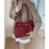 スエード調トートバッグ ベルトデザイン鞄 | Miniministore | 詳細画像10 