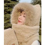 ニット帽子 マフラー手袋一体型ファー帽子 | Miniministore | 詳細画像5 
