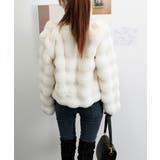 エコファーコートショートファージャケット | Miniministore | 詳細画像15 