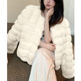 エコファーコートショートファージャケット | Miniministore | 詳細画像2 