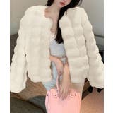 エコファーコートショートファージャケット | Miniministore | 詳細画像4 