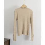 モックネック ニットトップス 長袖秋冬服 | Miniministore | 詳細画像20 