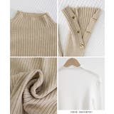 モックネック ニットトップス 長袖秋冬服 | Miniministore | 詳細画像35