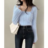 ショート丈 シャギーニットトップス韓国風 | Miniministore | 詳細画像10 