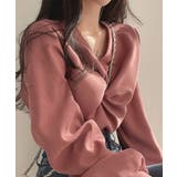 フロントねじり シャツブラウス Vネック | Miniministore | 詳細画像11